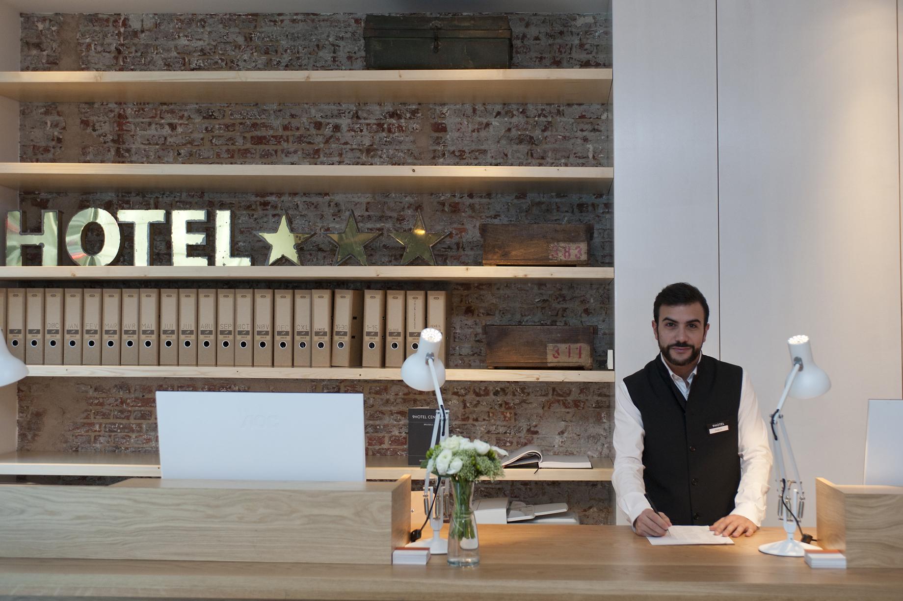 9Hotel Central Брюксел Интериор снимка